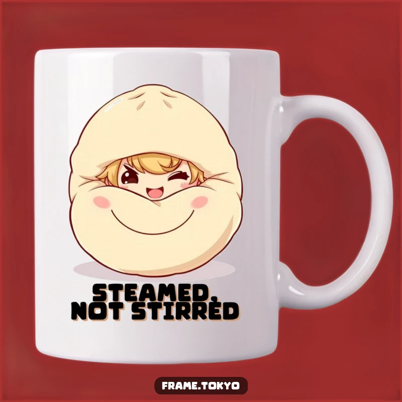 Funny Dumpling Sneak Mug: Playful & Hilarious Foodie Gift