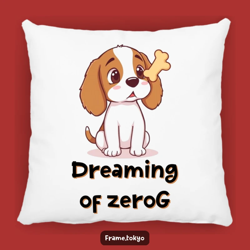 Funny Surprised Spaniel Pillow: Comfy Cuddles with a Hilarious Pup