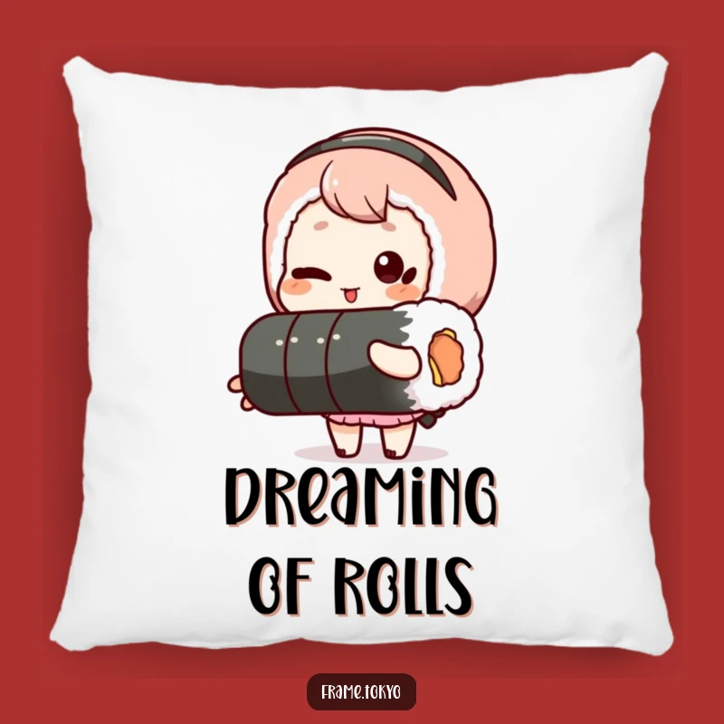 Funny Winking Sushi Roll Pillow - Soft, Cute & Hilarious Comfort