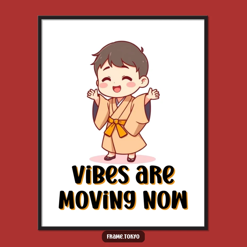 Instant Funny Japanese Robe Dancer Art: Downloadable Dance Fun, Perfect Printable Funny Gift