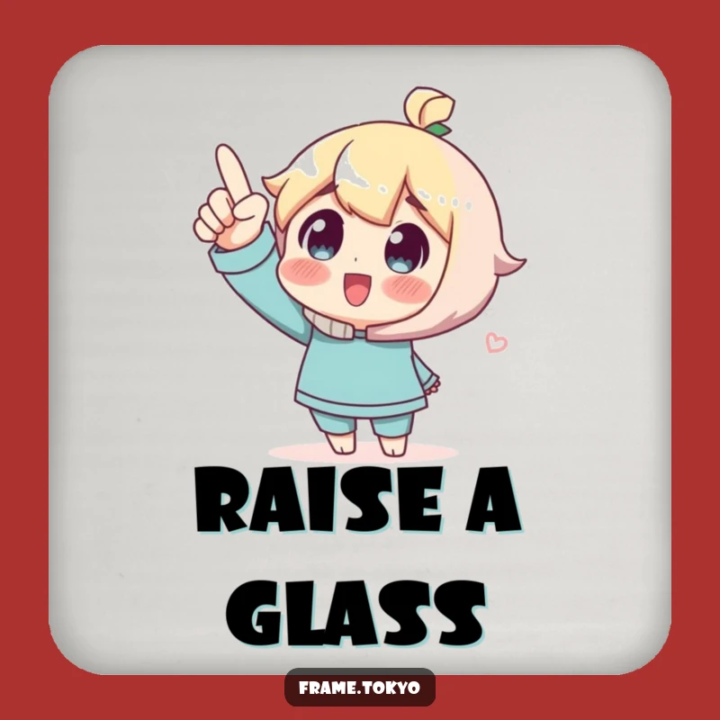 Funny Coasters: Pointing to Wonder - Sip with Aspiration!