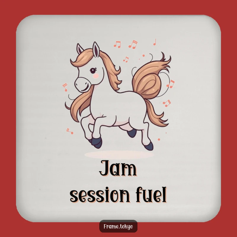 Funny Musical Horse Gallop Coasters: Protect Surfaces with Rhythm!