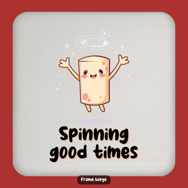 Funny Spinning Coasters: Sparkle Protection, Hilarious Gift for Hosts