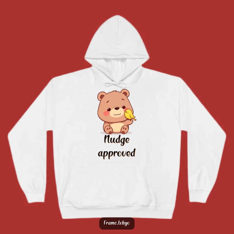 Funny Bear & Bird Hoodie: Cozy Dopey Smile Sweatshirt, Ultimate Funny Animal Gift