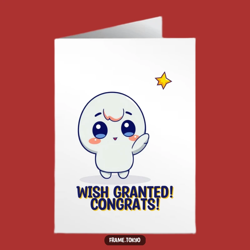 Free Printable Congratulations Card: Falling Star Achievement Funny Downloadable Gift