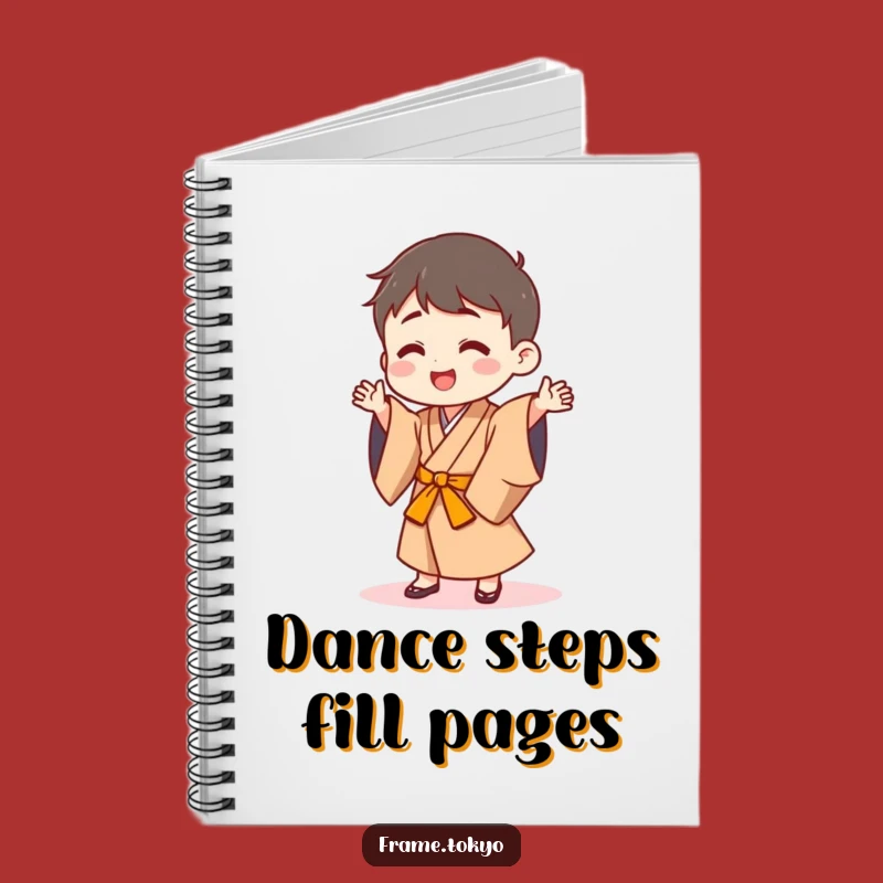 Joyful Funny Japanese Robe Dancer Notebook: Dance Through Your Notes, Unique Funny Gift