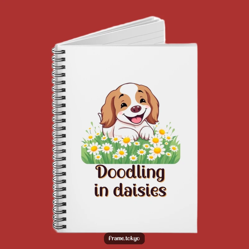 Funny Happy Spaniel Notebook: Jot Down Joyful Thoughts!