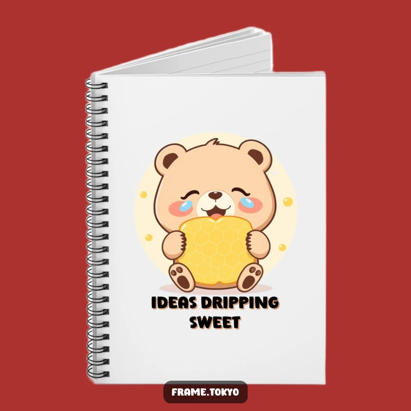 Funny Bear Honeycomb Notebook: Joyful Celebration Journal, Hilarious Sweet Gift