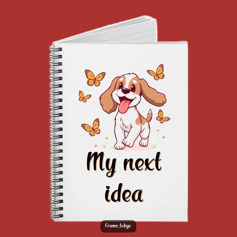Funny Delighted Spaniel Notebook: Jot Down Your Joyful Pursuits!