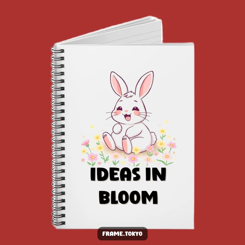 Funny Rabbit Flower Journal: Capture Joyful Thoughts with Whimsical Flair