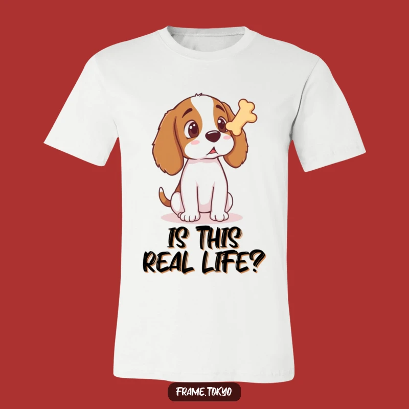 Funny Surprised Spaniel T-Shirt: A Hilarious Canine Reaction Tee