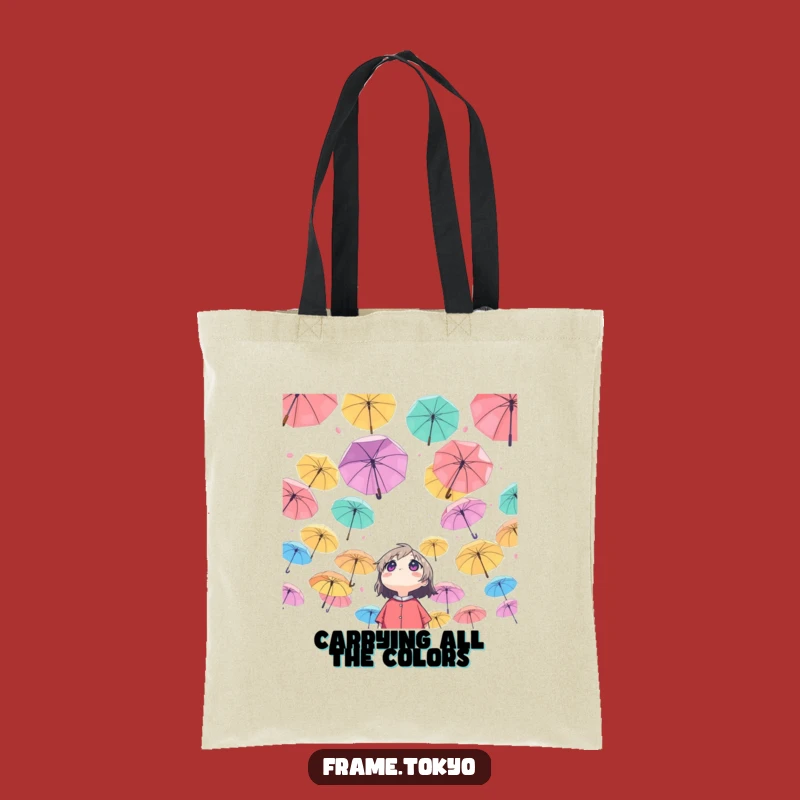 Funny Wonder Umbrella Sky Tote Bag: Carry Your Dreams