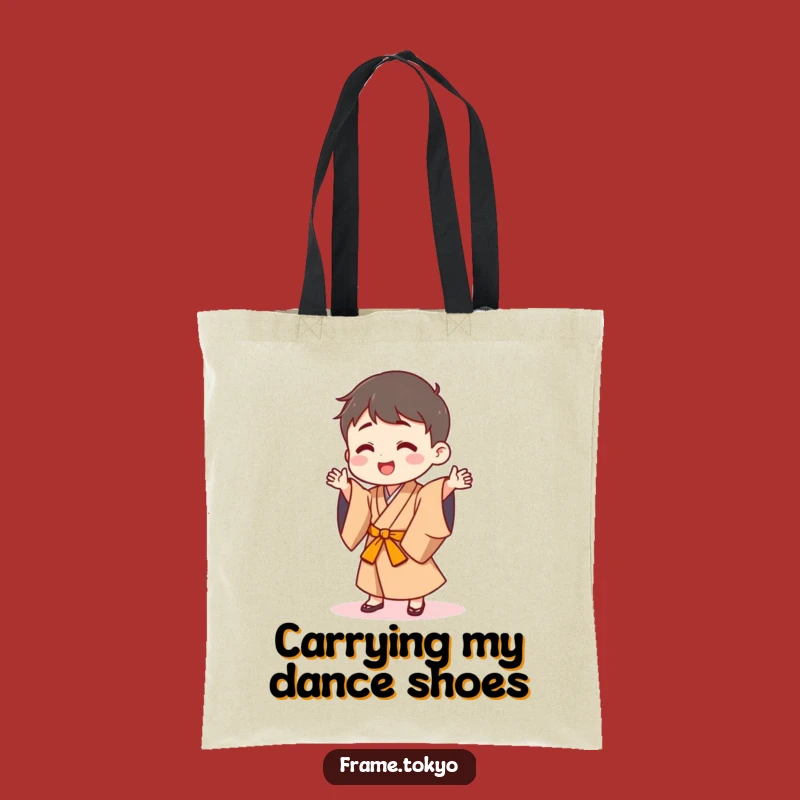 Fun Funny Japanese Robe Dancer Tote Bag: Carry Your Joy, Practical Funny Gift